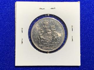 1980 Canada Fifty-Cent Coin.