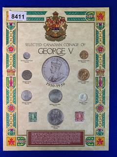 1910-1936 Selected Canadian Coinage of George V.