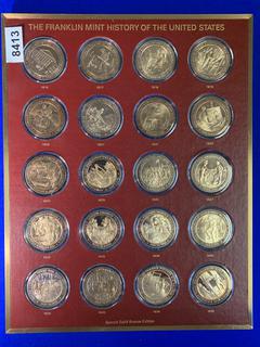 1816-1835 The Franklin Mint History Of The United States Coin Set.