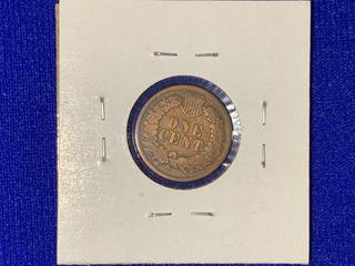 1874 United States Of America One-Cent Coin.