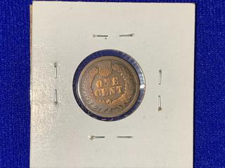 1867 United States Of America One-Cent Coin.