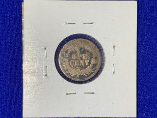 1864 United States Of America One-Cent Coin.