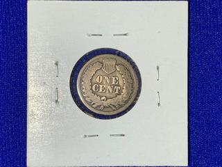 1863 United States Of America One-Cent Coin.
