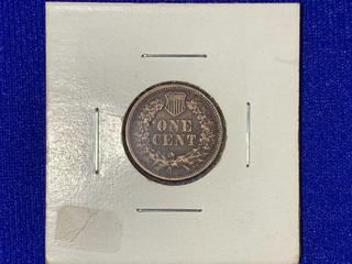 1862 United States Of America One-Cent Coin.