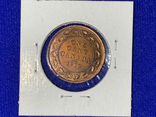 1919 Canada One-Cent Coin.