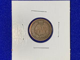 1885 United States Of America One-Cent Coin.