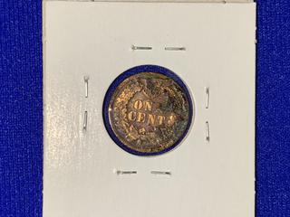 1883 United States Of America One-Cent Coin.