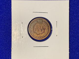 1882 United States Of America One-Cent Coin.