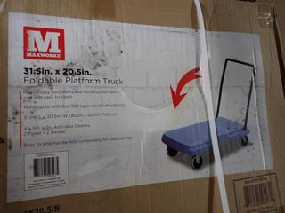 Maxworks Foldable Platform Truck, 31-1/2in x 20-1/2in.