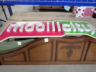 Mobilicity Light Sign, 80in x 26in.
