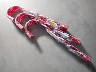 (9) Candy Cane LED Lights.