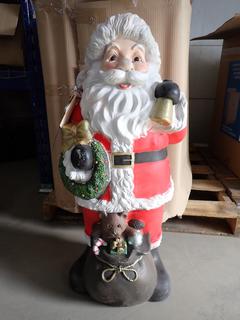 36in Santa with LED Lights.