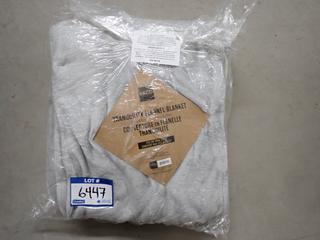 (2) S & Co Grey Tranquility Blanket, 60in x 80in.