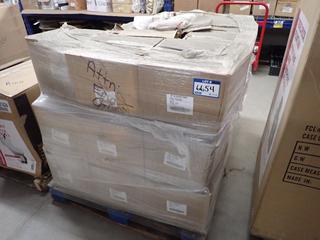 Pallet of Plastic Shopping Bags, 12in x 7in x 20in.