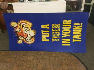 Put A Tiger In Your Tank Poster. 72in. X 36in.