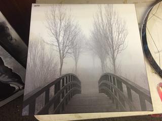 Bridge Print. 23-1/2 x 23-1/2.