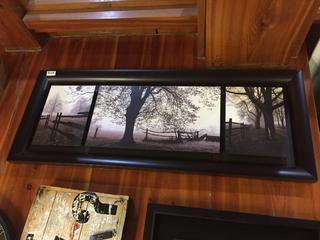 Textured Framed Print. 39in.x19in.