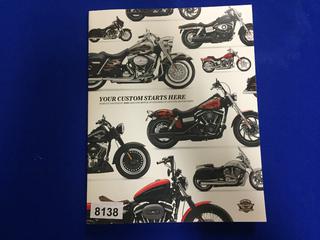 "Your Custom Starts Here Harley Davidson 2010 Genuine Motor Accessories" Book.