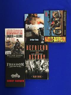 Assorted Motorcycle Books.