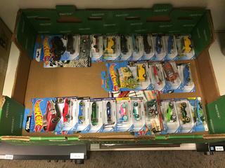 Assorted Hot Wheels.