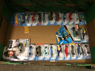Assorted Hot Wheels.