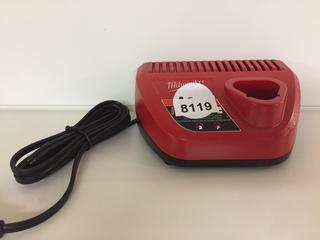 Milwaukee M12 Charger, S/N B31E9185006548L.