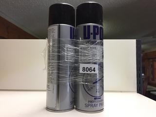 (1) Gloss Black & (1) Matt Black U-POL Spray Paint.