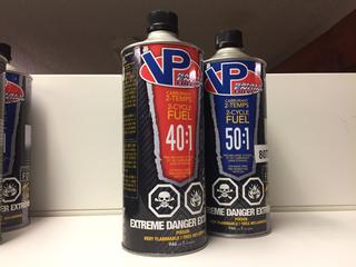 (2) Small Engine Fuels 2-Cycle Fuel 40:1, & (1) 50:1.