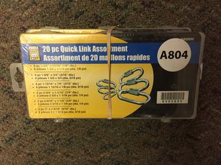 (2) Boxes 20pc Quick Link Assortment.