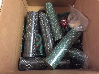 Quantity of Poker Chips & Dice.