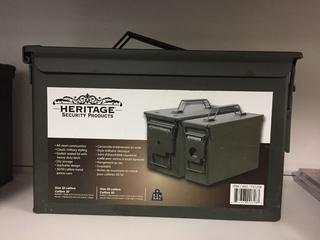 Heritage Security Products Metal Boxes. Size 30 & 50 Caliber.