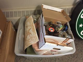 Assorted Leather Working Materials.