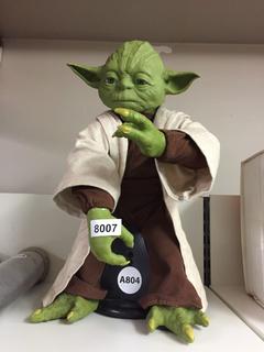 Robotic Yoda Statue. 16in. Tall.