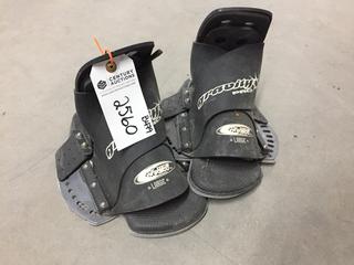 Waketech Size Large Gravity Pro Bindings Wakeboard Boots.