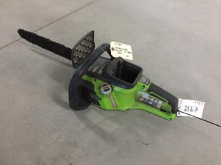 Greenworks 40V 16in Chain Saw, 20312, No Battery or Charger.