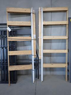 (2) Half Knock Down Pocket Doors, NS-2/2x6/8x1-3/8in Door KT25 and NS-2/4x6/8x1-1/8in Door KT25.