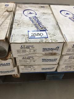 (3) Boxes of Techalloy Tech Welding Rod 117, ENICRCOMO-1, AWS/SFA 5.77.