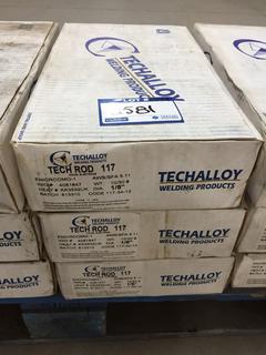 (3) Boxes of Techalloy Tech Welding Rod 117, ENICRCOMO-1, AWS/SFA 5.77.