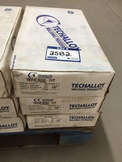 (3) Boxes of Techalloy Tech Welding Rod 117, ENICRCOMO-1, AWS/SFA 5.77.