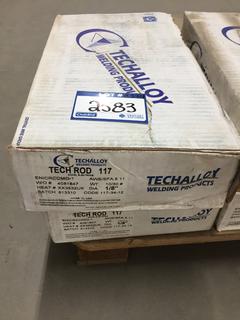 (2) Boxes of Techalloy Tech Welding Rod 117, ENICRCOMO-1, AWS/SFA 5.77.