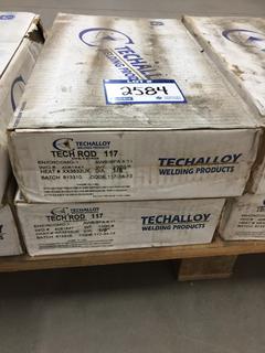 (3) Boxes of Techalloy Tech Welding Rod 117, ENICRCOMO-1, AWS/SFA 5.77.