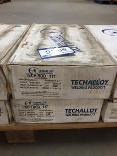 (3) Boxes of Techalloy Tech Welding Rod 117, ENICRCOMO-1, AWS/SFA 5.77.