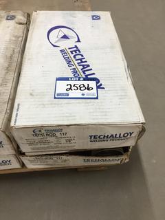 (3) Boxes of Techalloy Tech Welding Rod 117, ENICRCOMO-1, AWS/SFA 5.77.