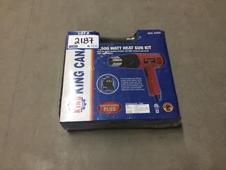 King Canada 8300N 1500W Heat Gun Kit, New.