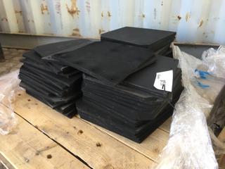 Approximately (30) Pairs of Unused Mudflaps 14in.