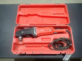 Milwaukee Super Hawg 120V 1/2in Heavy Duty Right Angle Drill. SN 407CD13120269