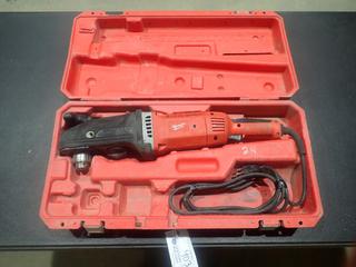 Milwaukee Super Hawg 120V 1/2in Heavy Duty Right Angle Drill. SN 407CD13290560