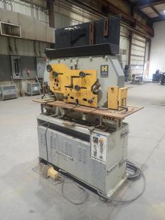 Haco Kingsland Model C 65XA 240V 3-Phase Hydraulic Ironworker C/w Foot Controller. SN 8899114 *Note: Works As Per Consignor*