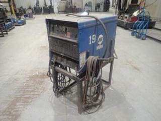 1997 Miller Dimension 452 230/460/575V 3-Phase CC/CV.DC Welding Power Source C/w Cable And Stand. SN KH365028