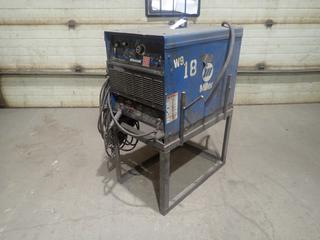 1997 Miller Dimension 452 230/460/575V 3-Phase CC/CV.DC Welding Power Source C/w Cable And Stand. SN KH365034